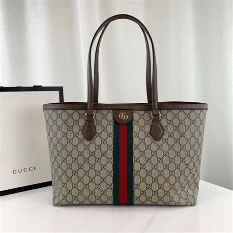 canvas and leather gucci replica gucci bags|Gucci knockoff tote bag.